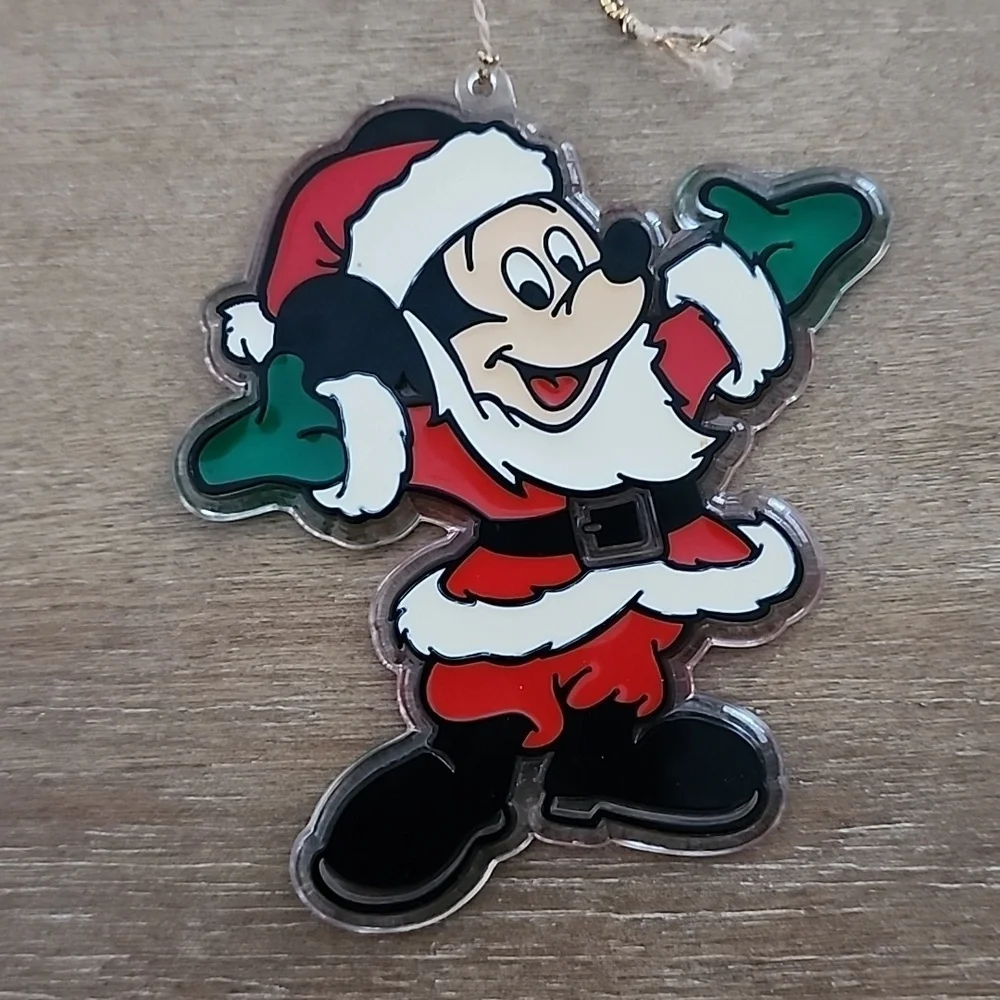 Walt Disney Supply Productions Vintage Plastic Mickey Mouse Christmas or…
